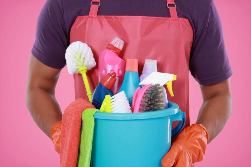Professional office cleaners in Kingston maintaining a bright and tidy workspace