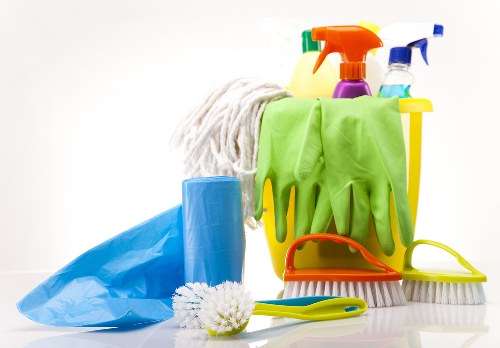 Review of service details during a cleaning complaint investigation