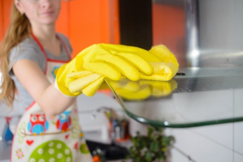 Kitchen and bathroom cleaning by home cleaners in Kingston