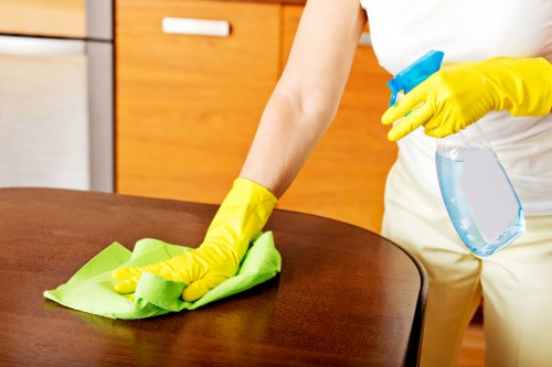 Commercial hard floor maintenance and polishing in Kingston