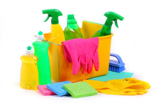 Risk assessment being completed before a cleaning job